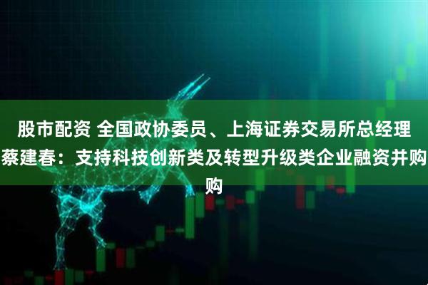 股市配资 全国政协委员、上海证券交易所总经理蔡建春：支持科技创新类及转型升级类企业融资并购